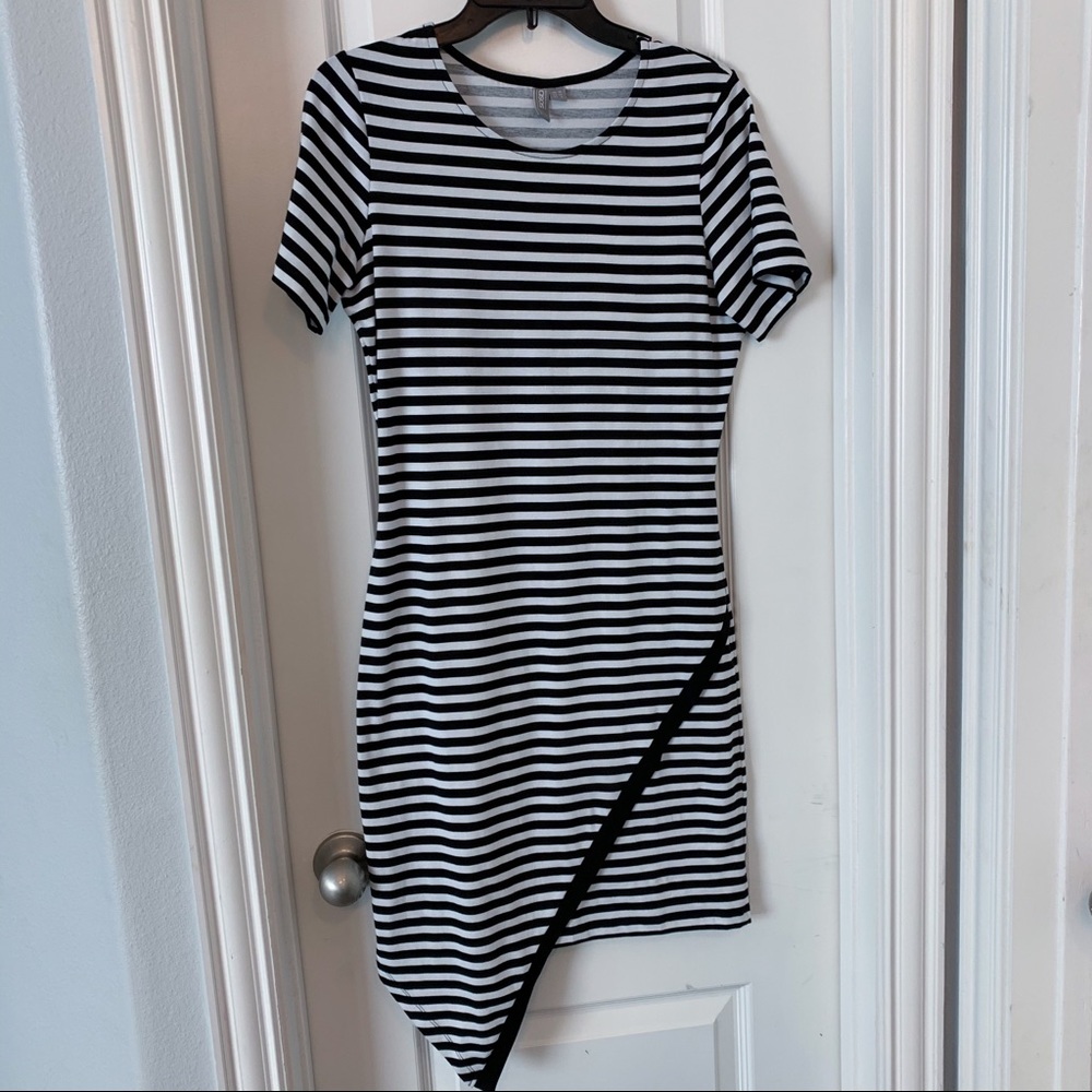 ASOS Maternity Fitted Asymmetrical Hemmed Dress